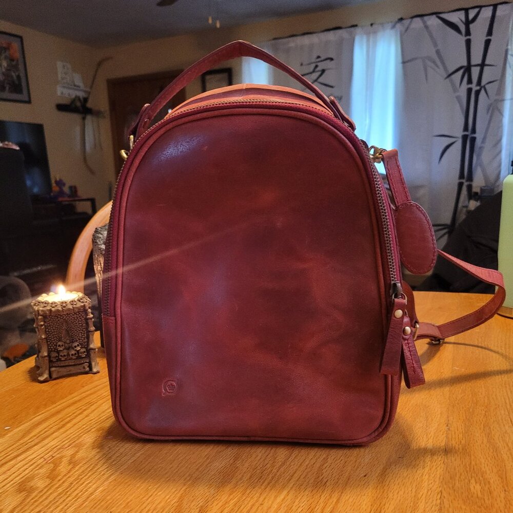 Leather Backpack Purse